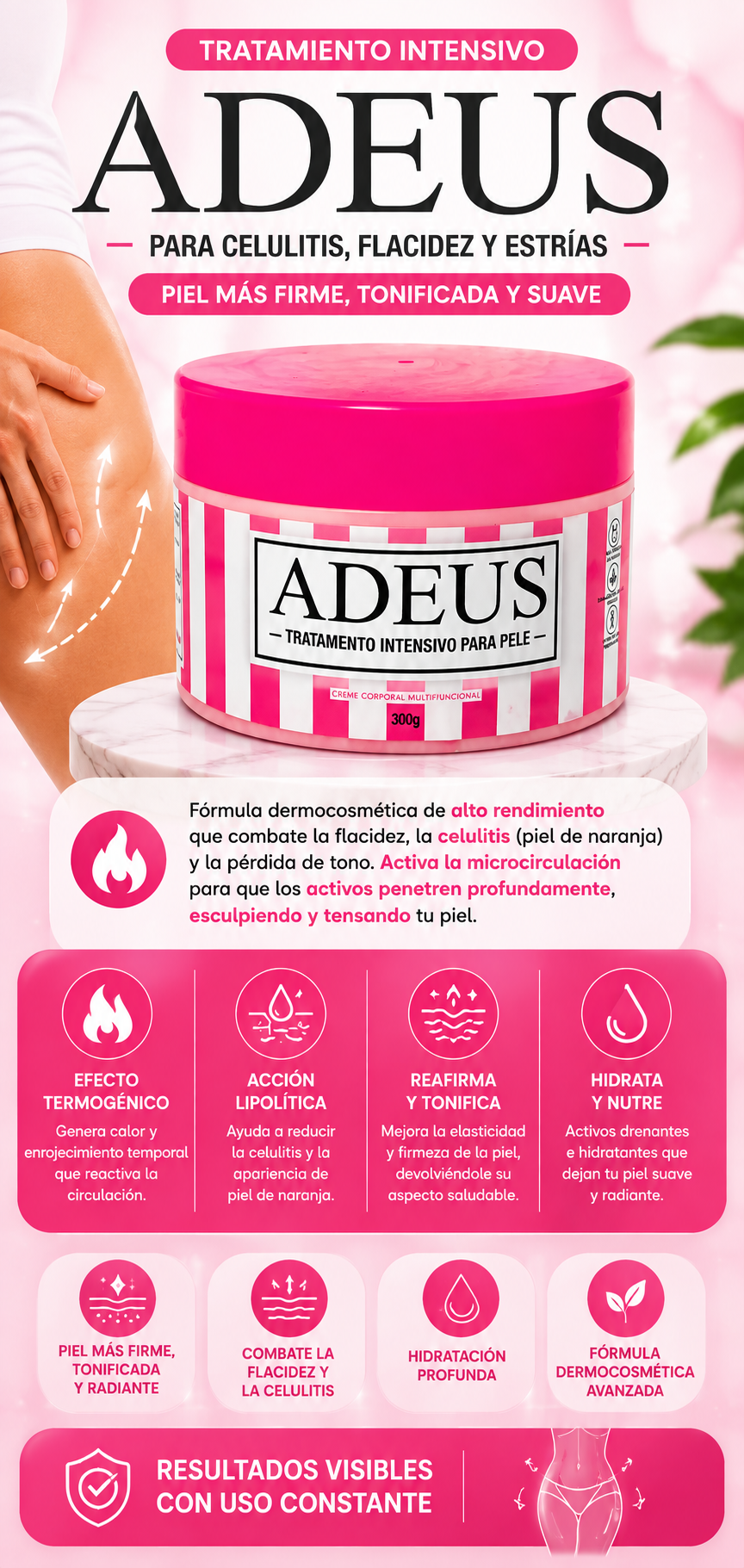 Adeus Para Celulitis y Estrias