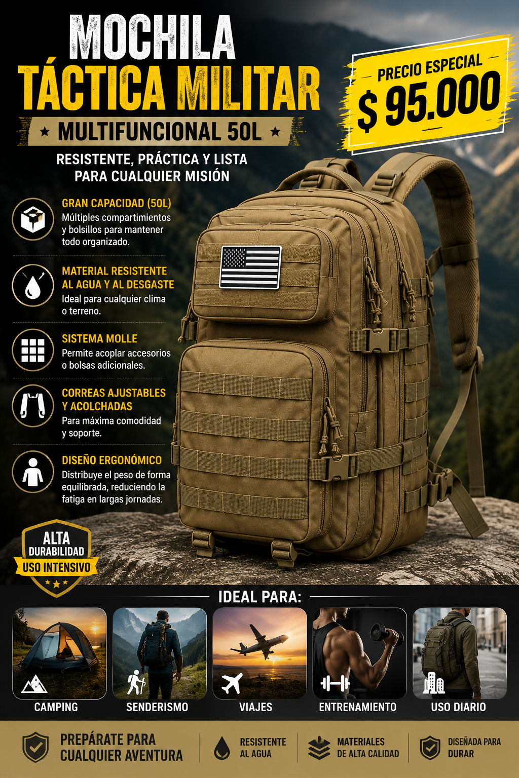 Maleta Militar Tactica